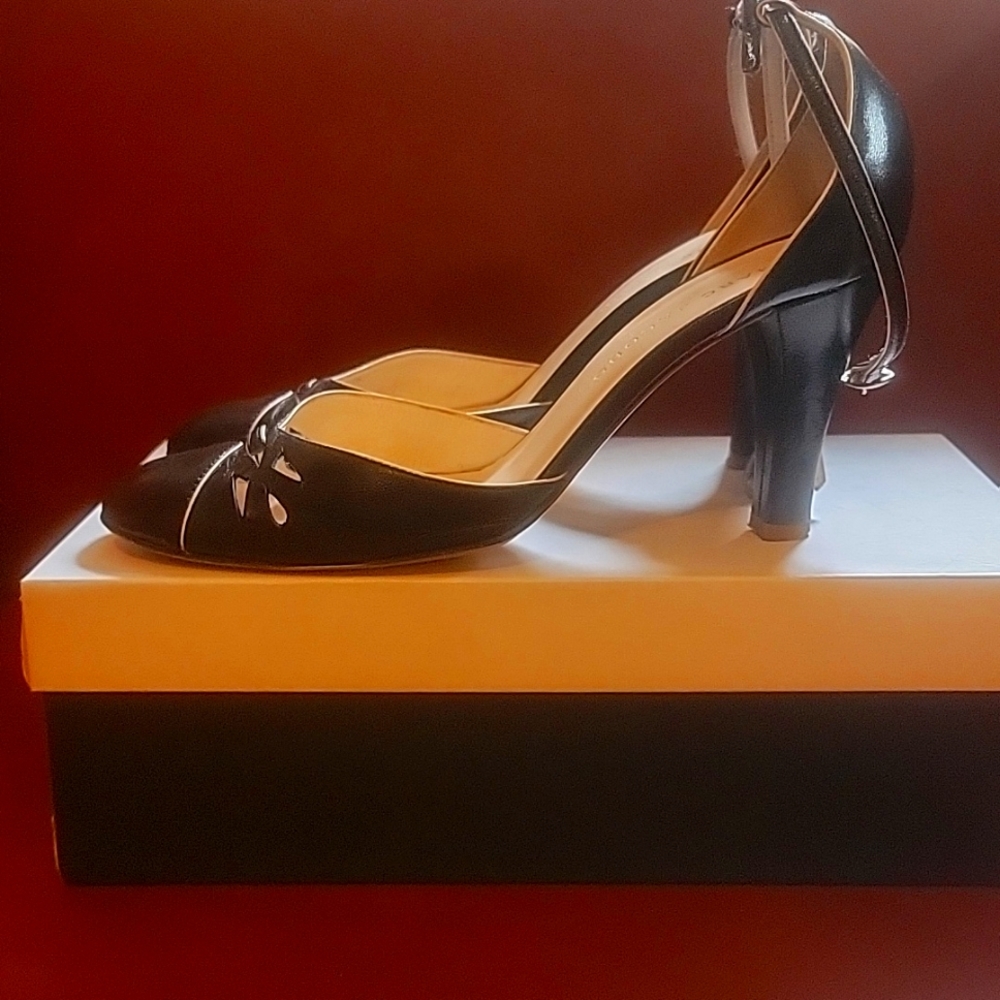 Marc Jacobs Black Kid Leather High Heels